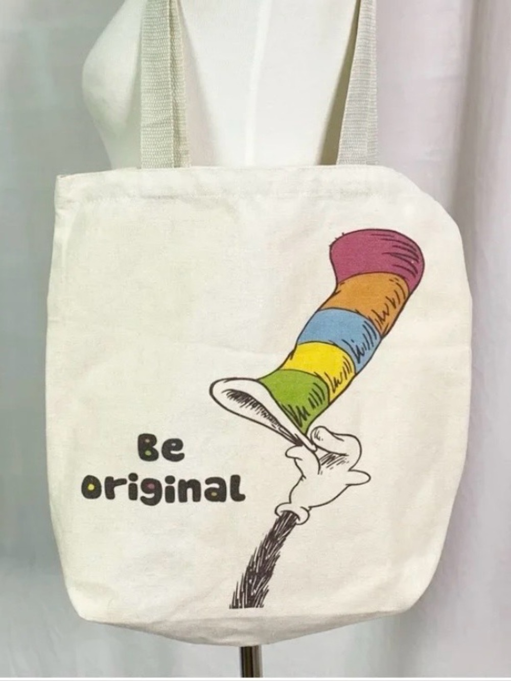 Dr Seuss Be Original Canvas Tote Bag